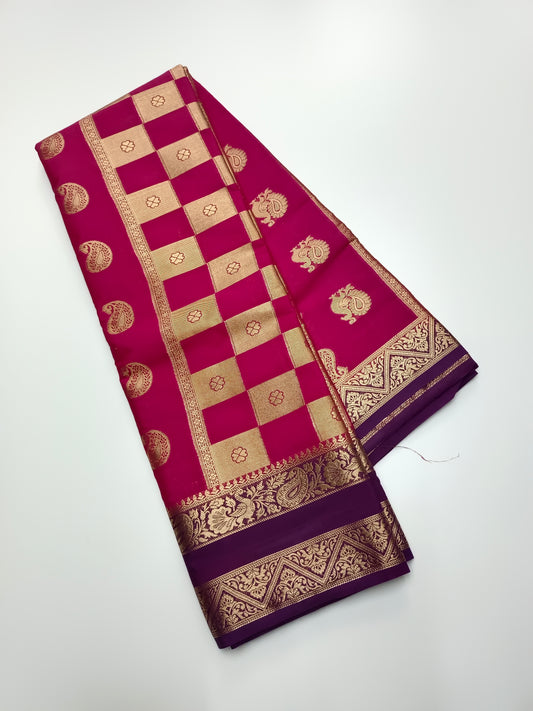 SEMI CREPE SILK SAREE