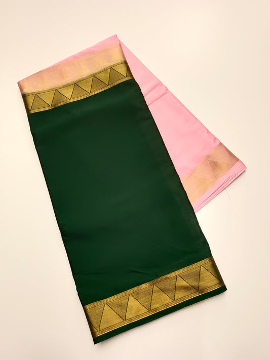 2D SEMI CREPE SILK SAREE