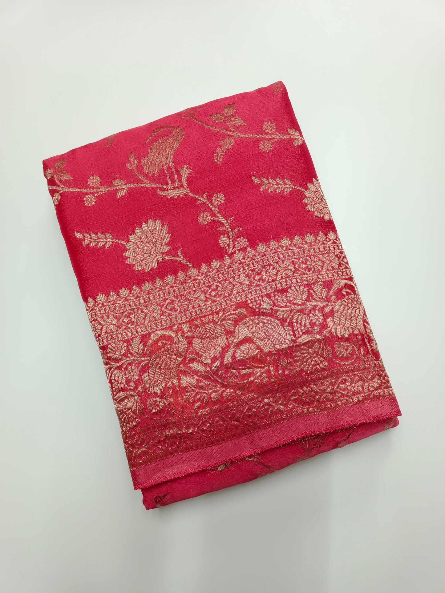 VISCOPE CREPE SILK SAREE - B S CHANNABASAPPA & SONS