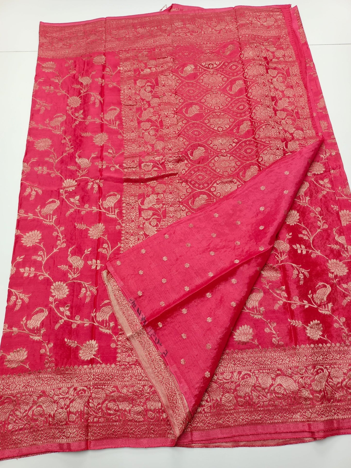 VISCOPE CREPE SILK SAREE - B S CHANNABASAPPA & SONS