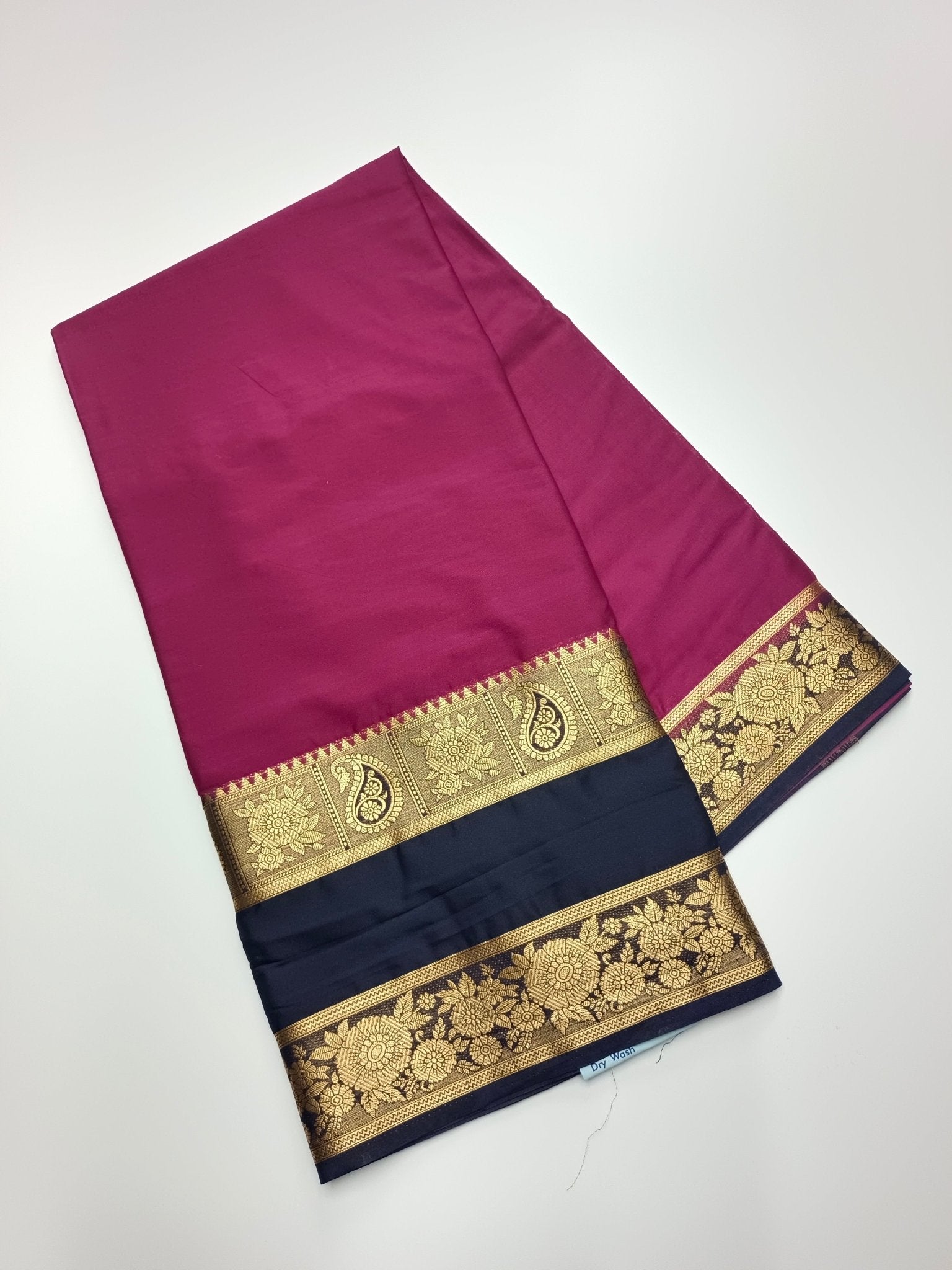 SEMI CREPE SILK SAREE - B S CHANNABASAPPA & SONS