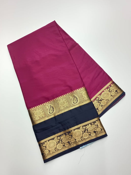 SEMI CREPE SILK SAREE - B S CHANNABASAPPA & SONS