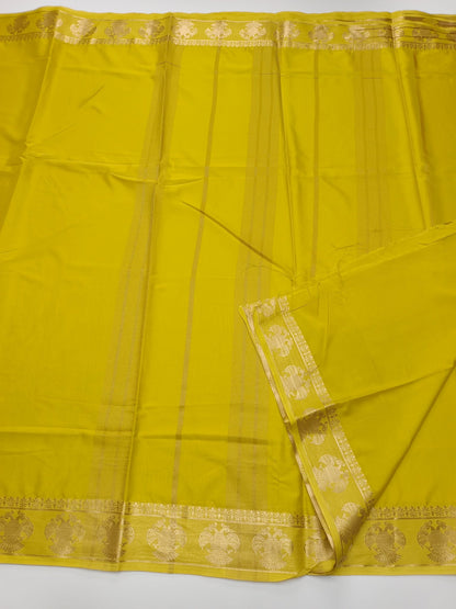 ART CREPE SILK SAREE - B S CHANNABASAPPA & SONS