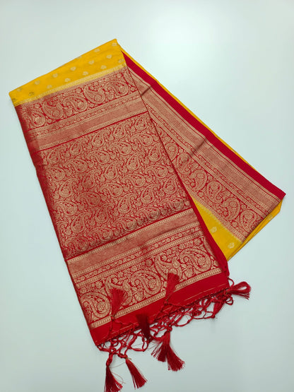 FANCY SOFT SILK SAREE - B S CHANNABASAPPA & SONS