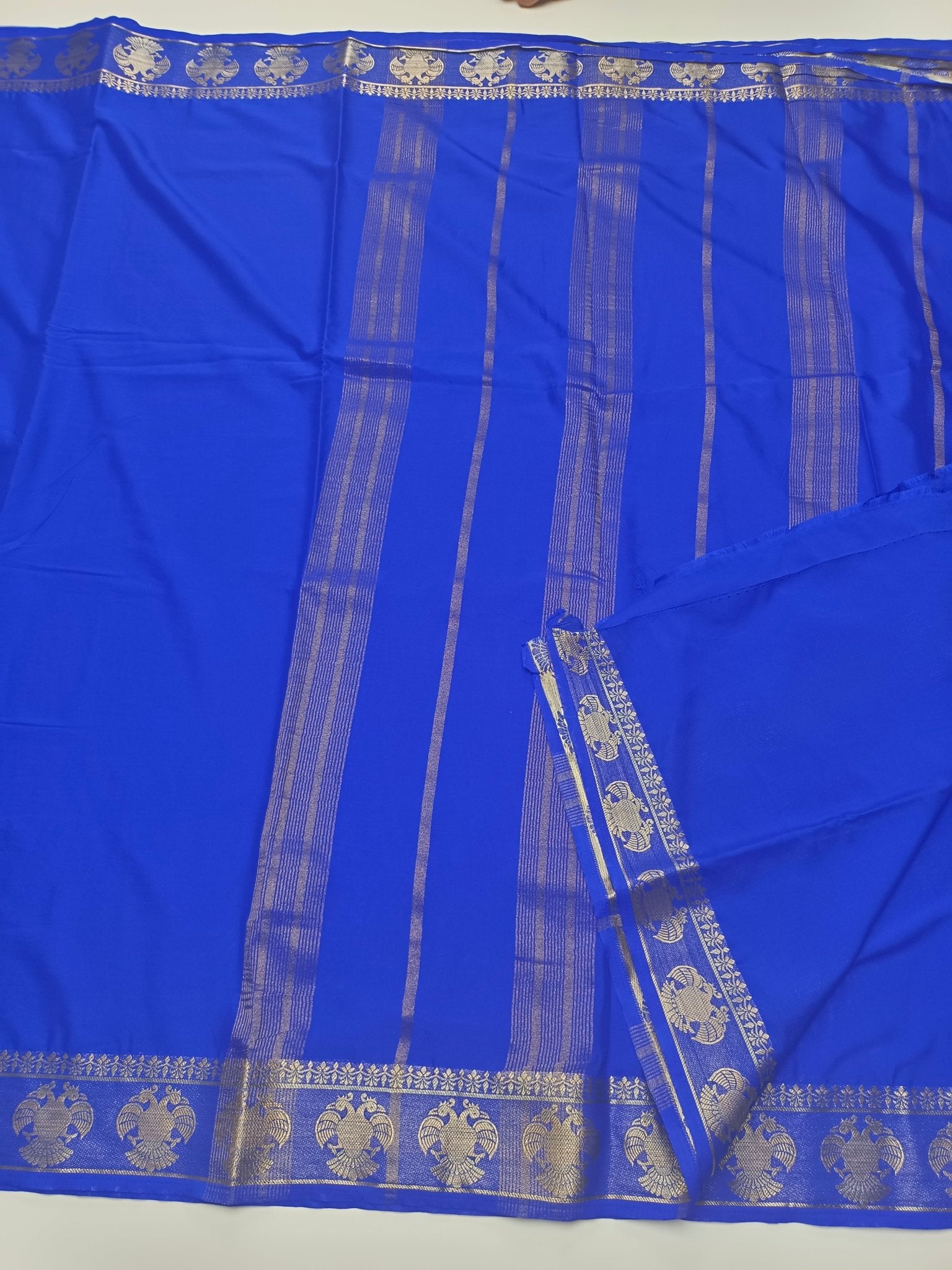 ART CREPE SILK SAREE - B S CHANNABASAPPA & SONS