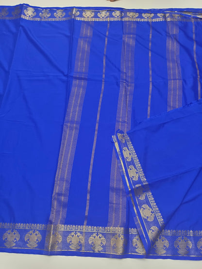 ART CREPE SILK SAREE - B S CHANNABASAPPA & SONS