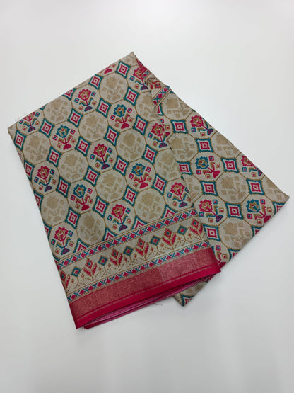 FANCY DOLA SILK SAREE - B S CHANNABASAPPA & SONS