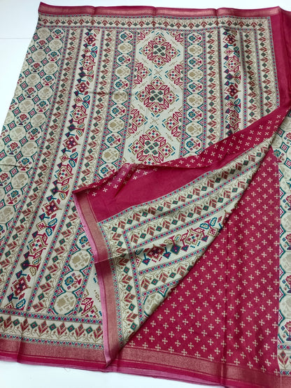 FANCY DOLA SILK SAREE - B S CHANNABASAPPA & SONS