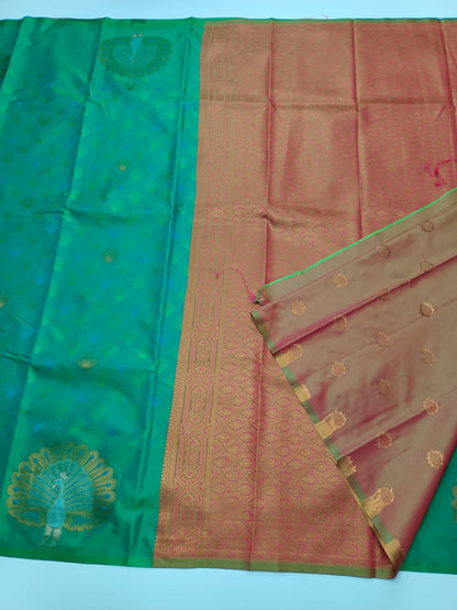 FANCY SOFT SILK SAREE - B S CHANNABASAPPA & SONS