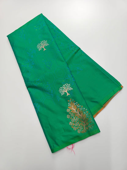 FANCY SOFT SILK SAREE - B S CHANNABASAPPA & SONS