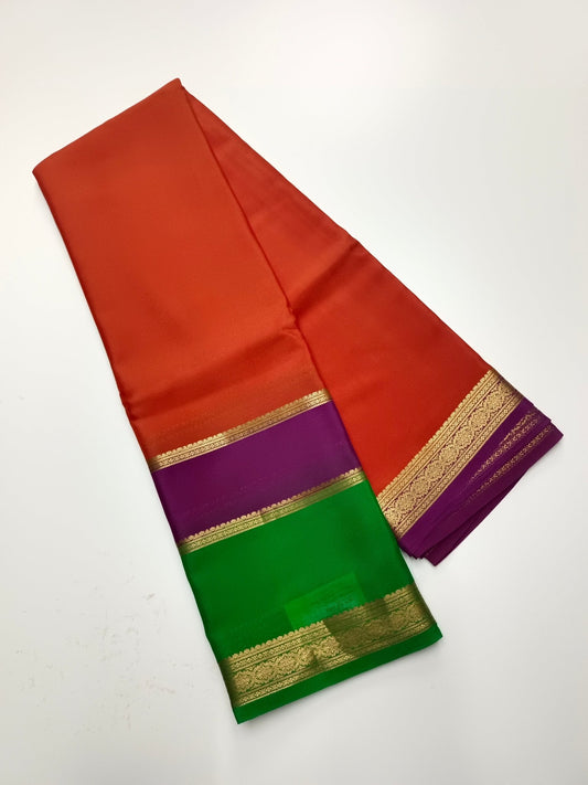 PURE CREPE SILK SAREE - B S CHANNABASAPPA & SONS