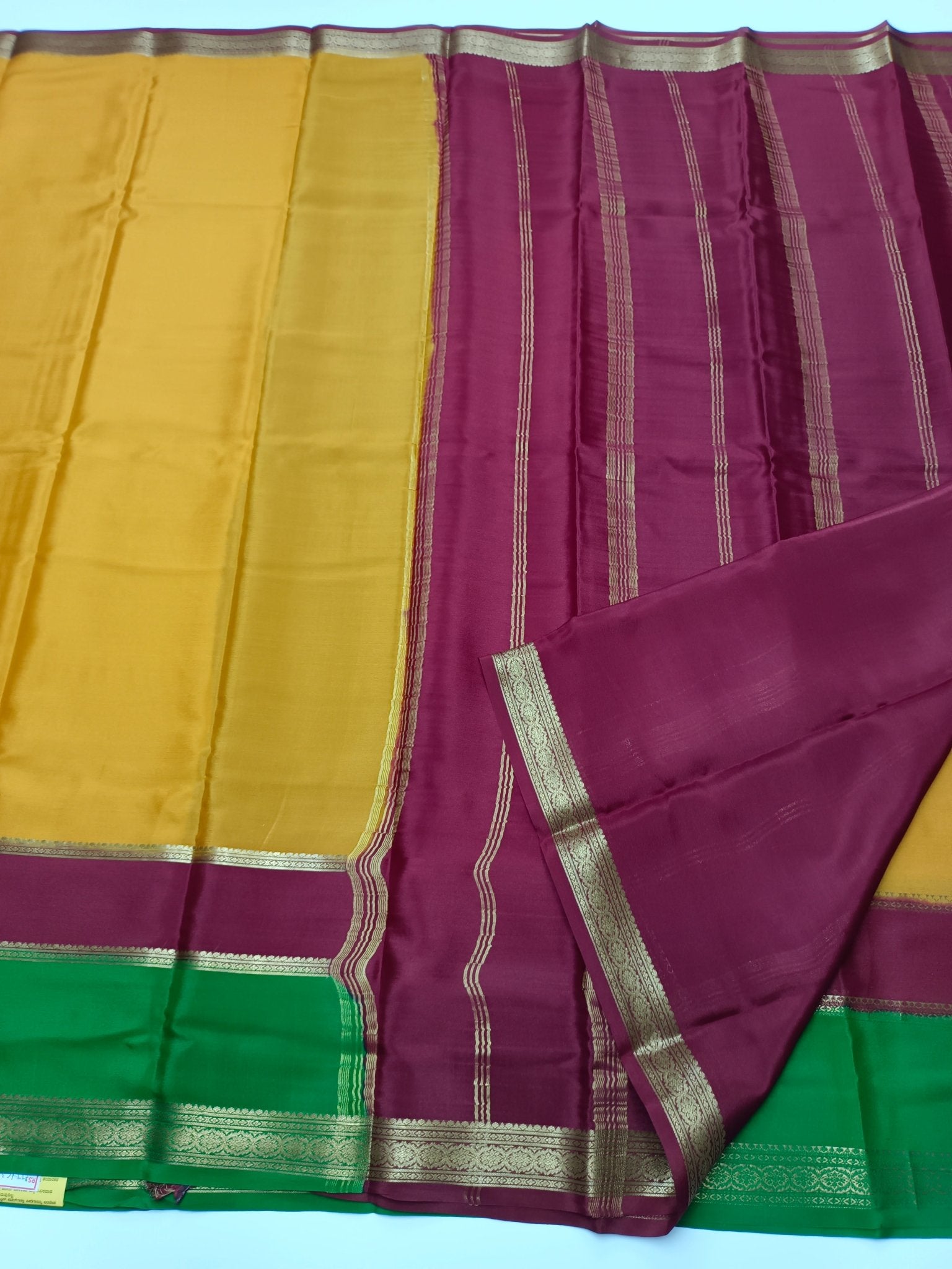 PURE CREPE SILK SAREE - B S CHANNABASAPPA & SONS