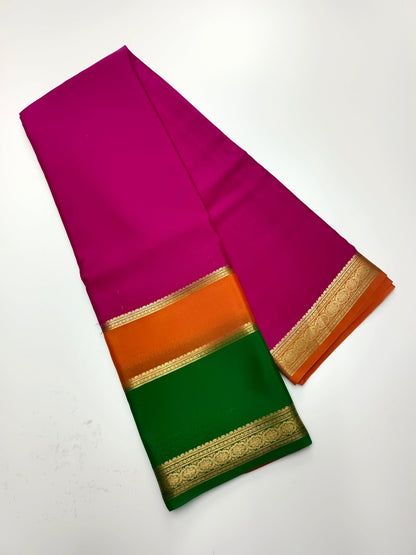 PURE CREPE SILK SAREE - B S CHANNABASAPPA & SONS