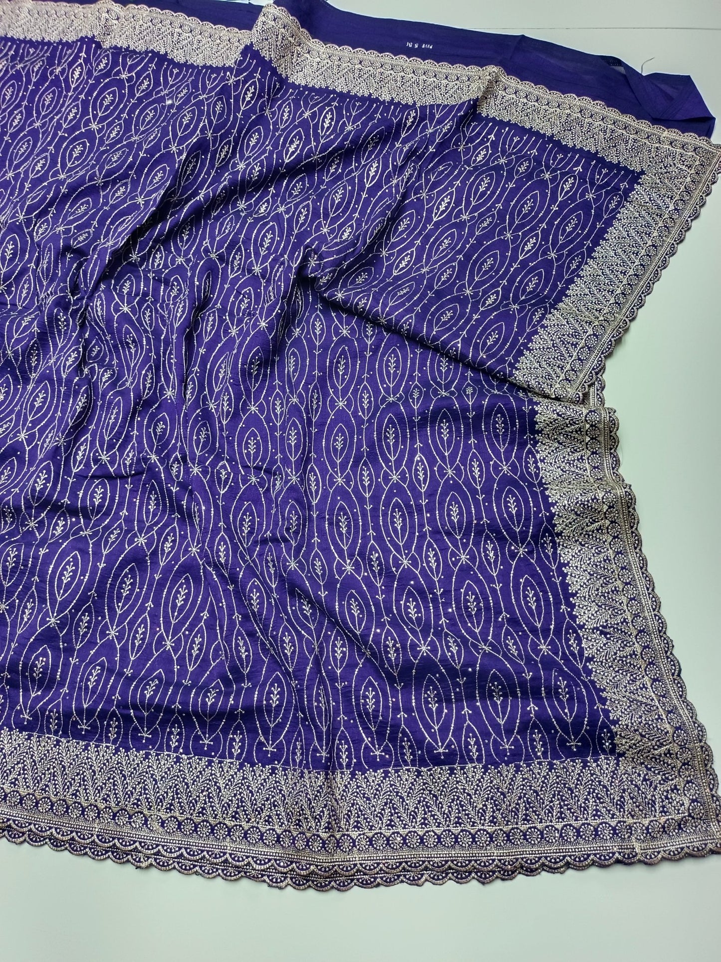 FANCY EMBROIDERY SAREE - B S CHANNABASAPPA & SONS