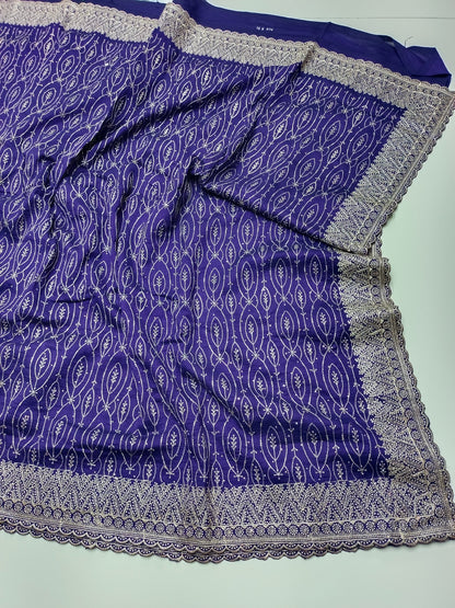 FANCY EMBROIDERY SAREE - B S CHANNABASAPPA & SONS