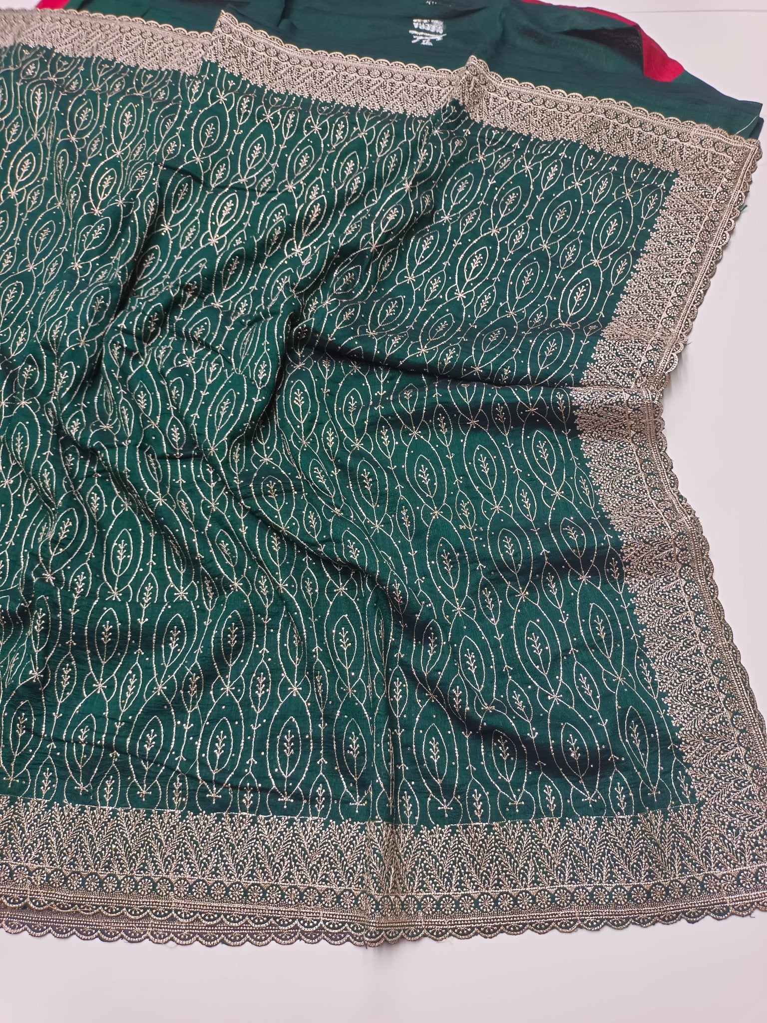 FANCY EMBROIDERY SAREE - B S CHANNABASAPPA & SONS