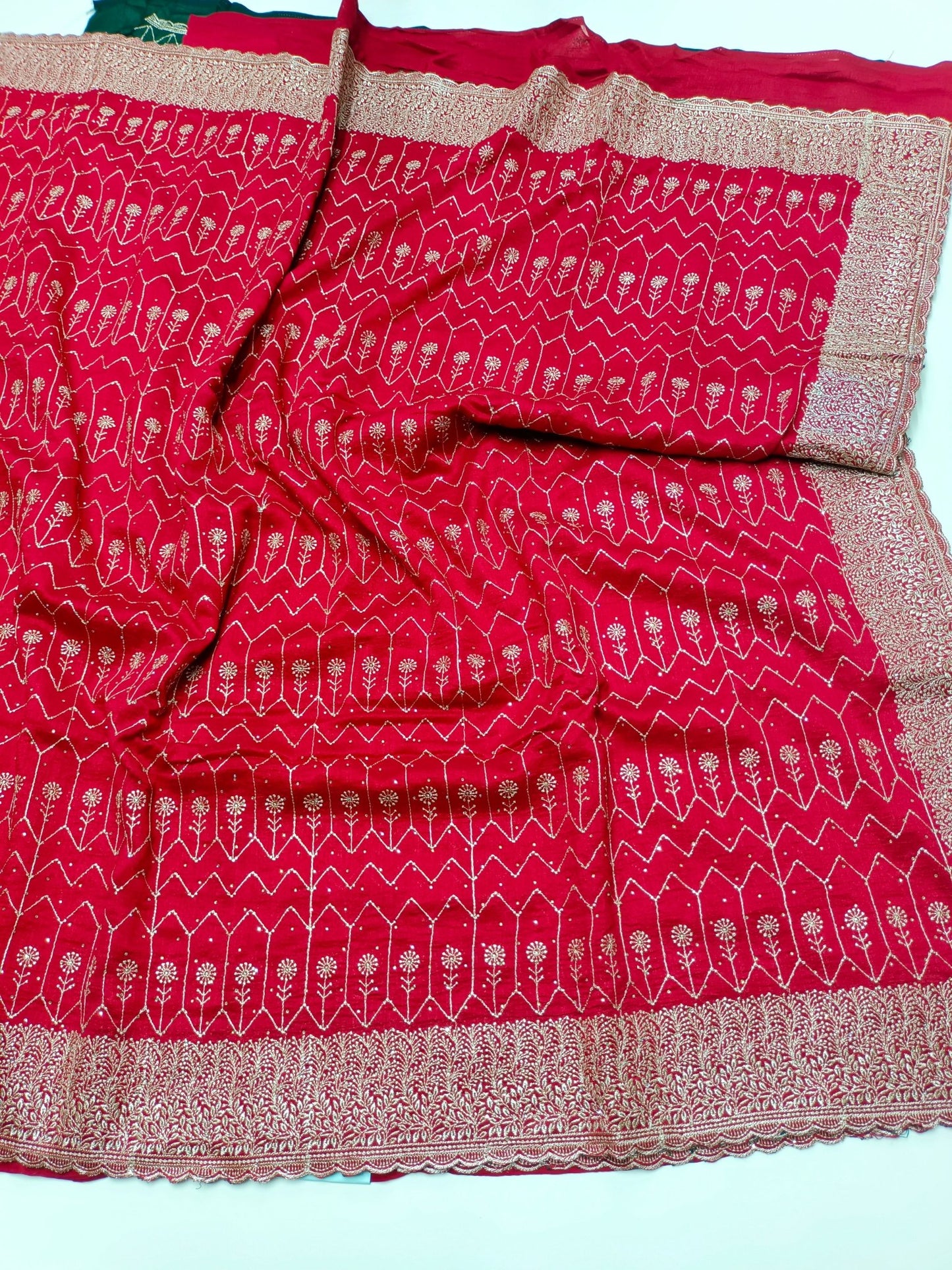 FANCY EMBROIDERY SAREE - B S CHANNABASAPPA & SONS