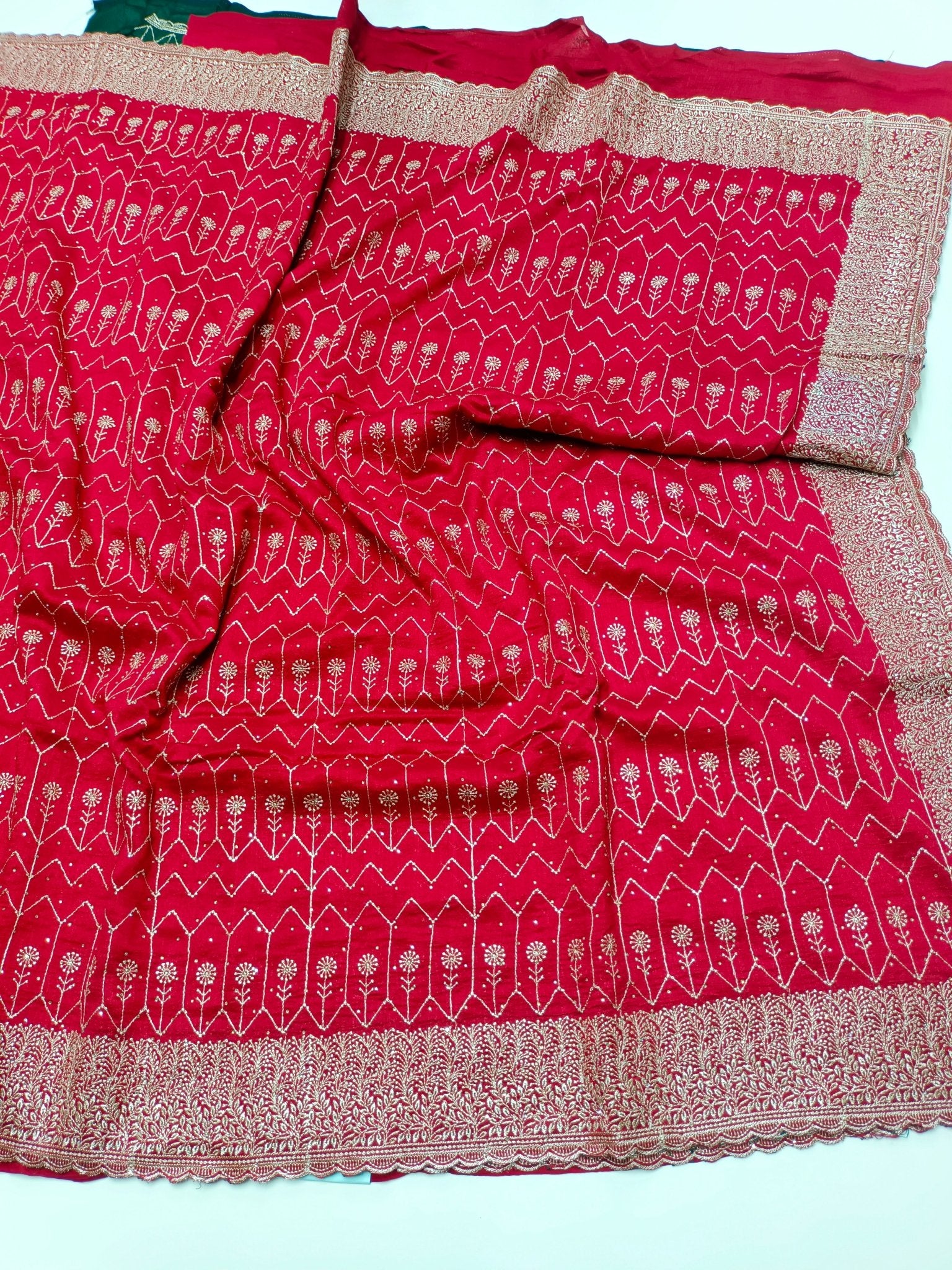 FANCY EMBROIDERY SAREE - B S CHANNABASAPPA & SONS
