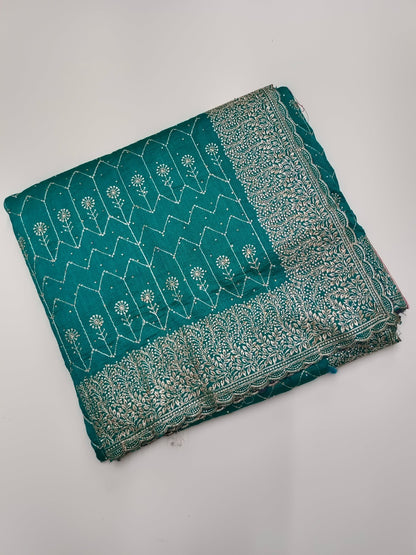 FANCY EMBROIDERY SAREE - B S CHANNABASAPPA & SONS
