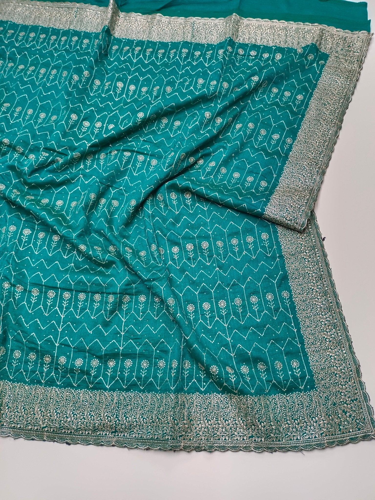 FANCY EMBROIDERY SAREE - B S CHANNABASAPPA & SONS