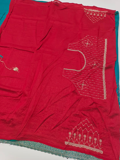 FANCY EMBROIDERY SAREE - B S CHANNABASAPPA & SONS