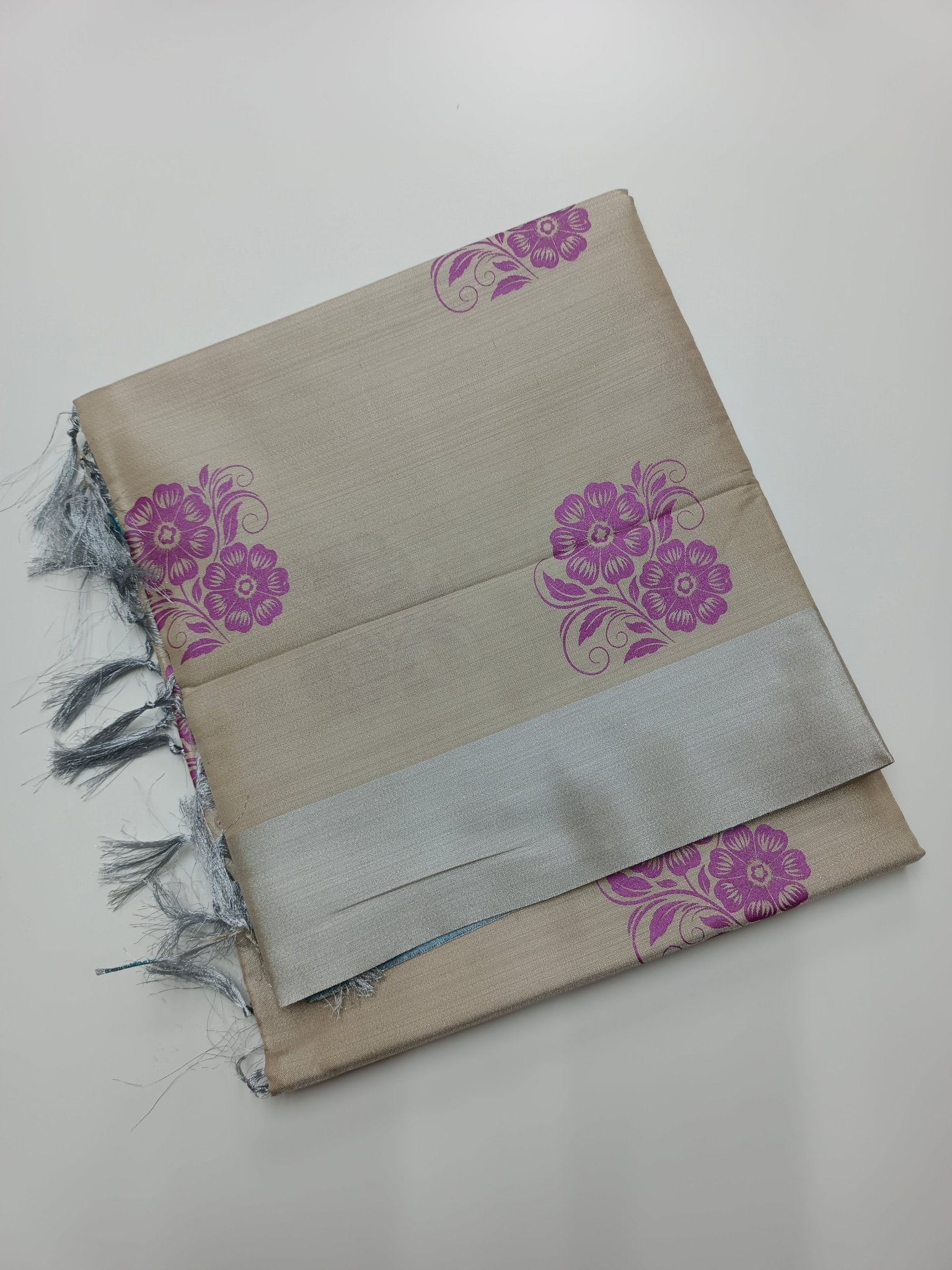 TISSUE COTTON SAREE - B S CHANNABASAPPA & SONS