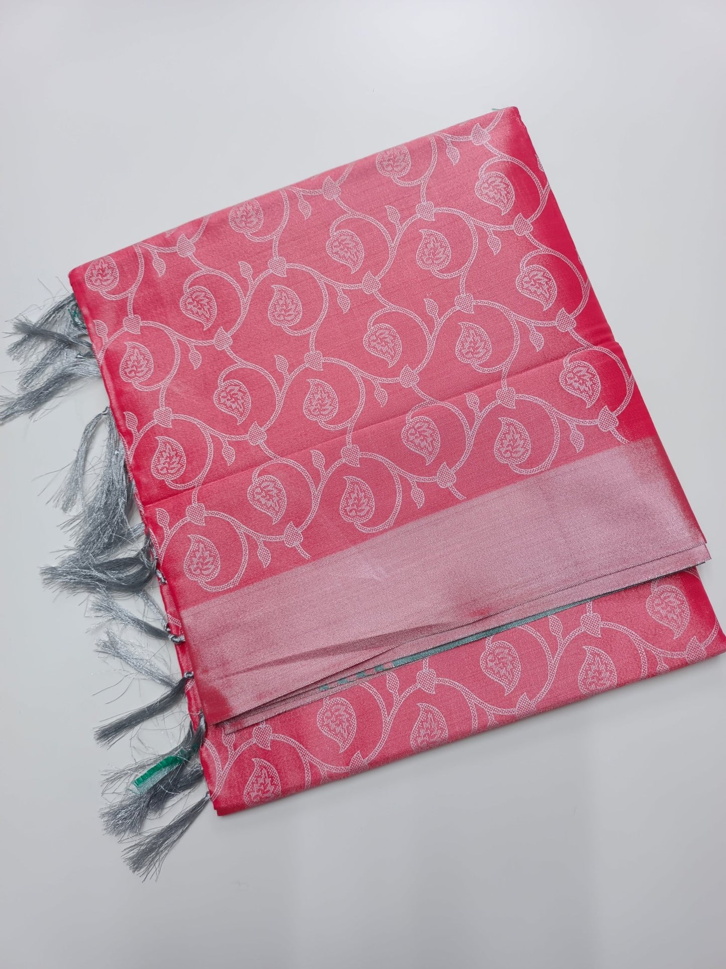 TISSUE COTTON SAREE - B S CHANNABASAPPA & SONS