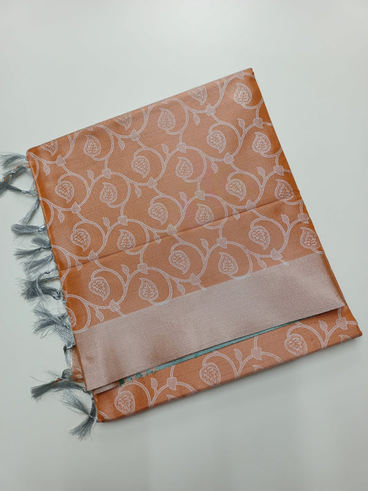 TISSUE COTTON SAREE - B S CHANNABASAPPA & SONS