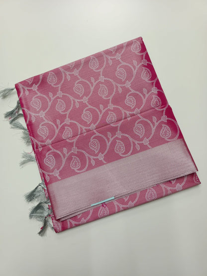 TISSUE COTTON SAREE - B S CHANNABASAPPA & SONS