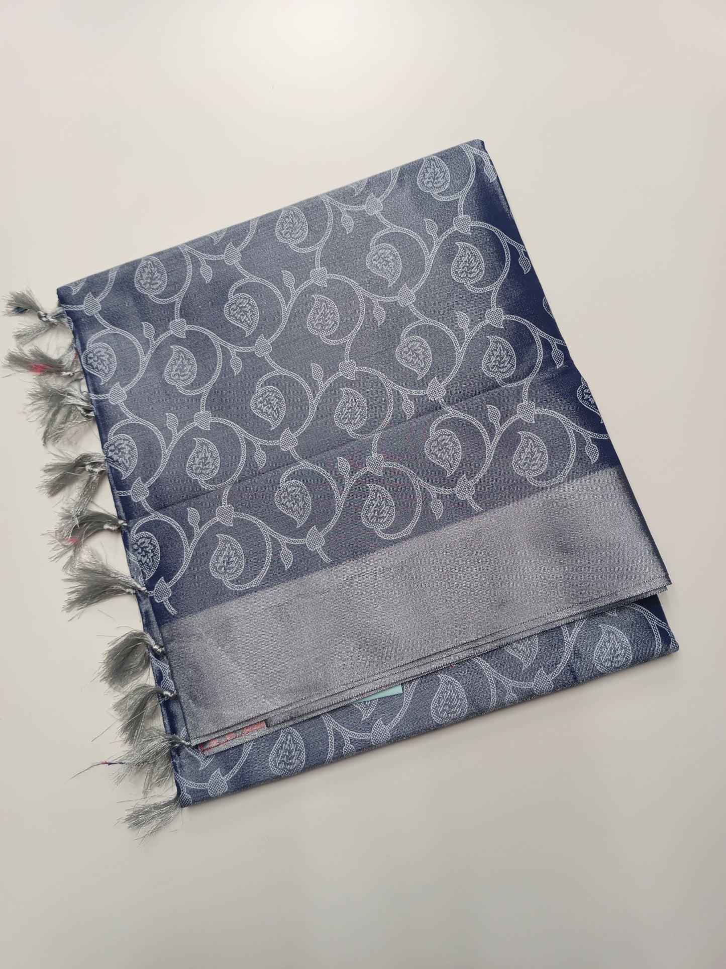 TISSUE COTTON SAREE - B S CHANNABASAPPA & SONS