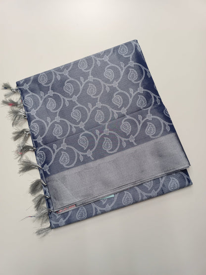 TISSUE COTTON SAREE - B S CHANNABASAPPA & SONS