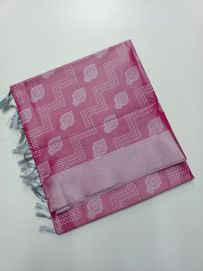 TISSUE COTTON SAREE - B S CHANNABASAPPA & SONS