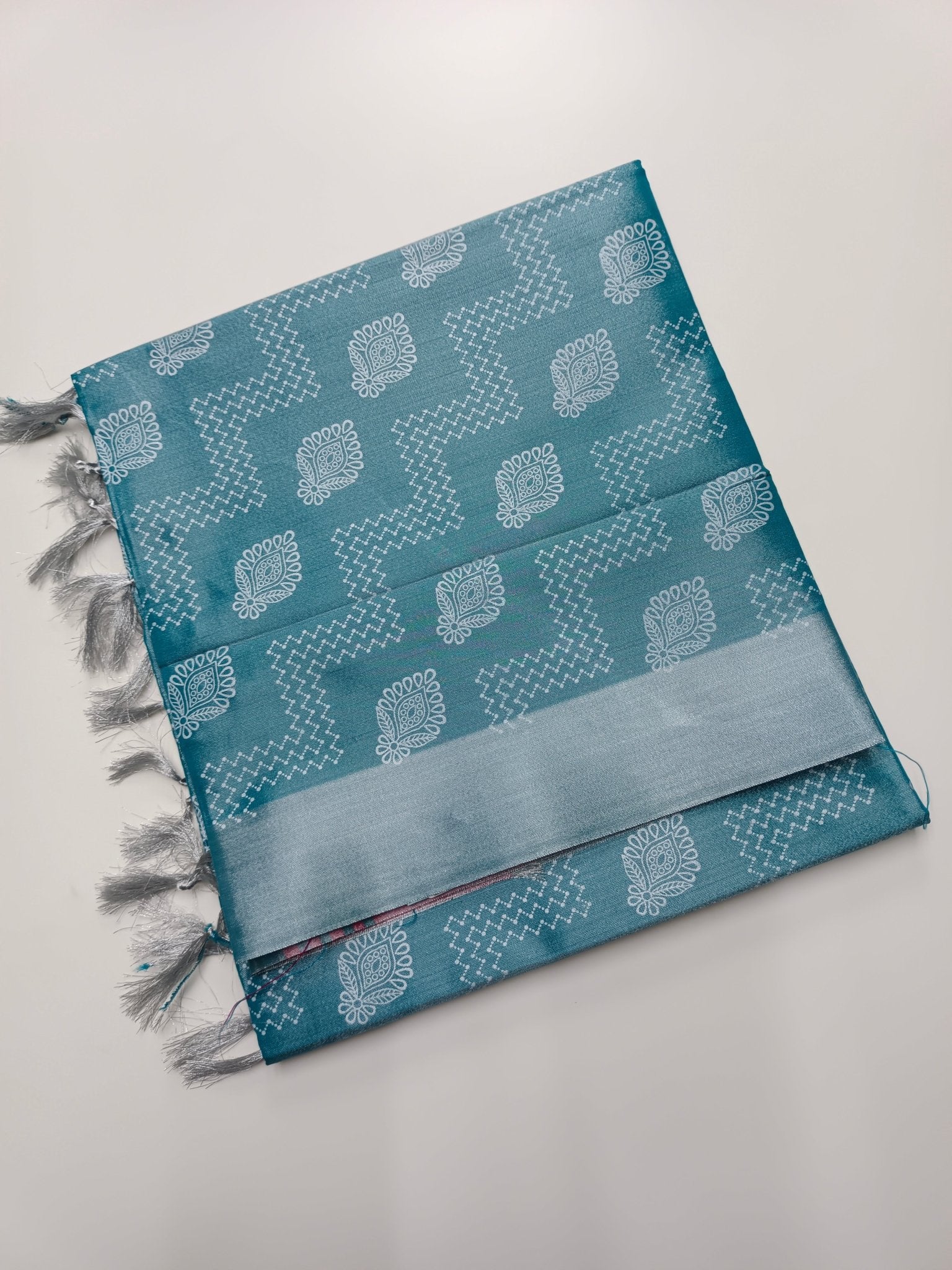 TISSUE COTTON SAREE - B S CHANNABASAPPA & SONS