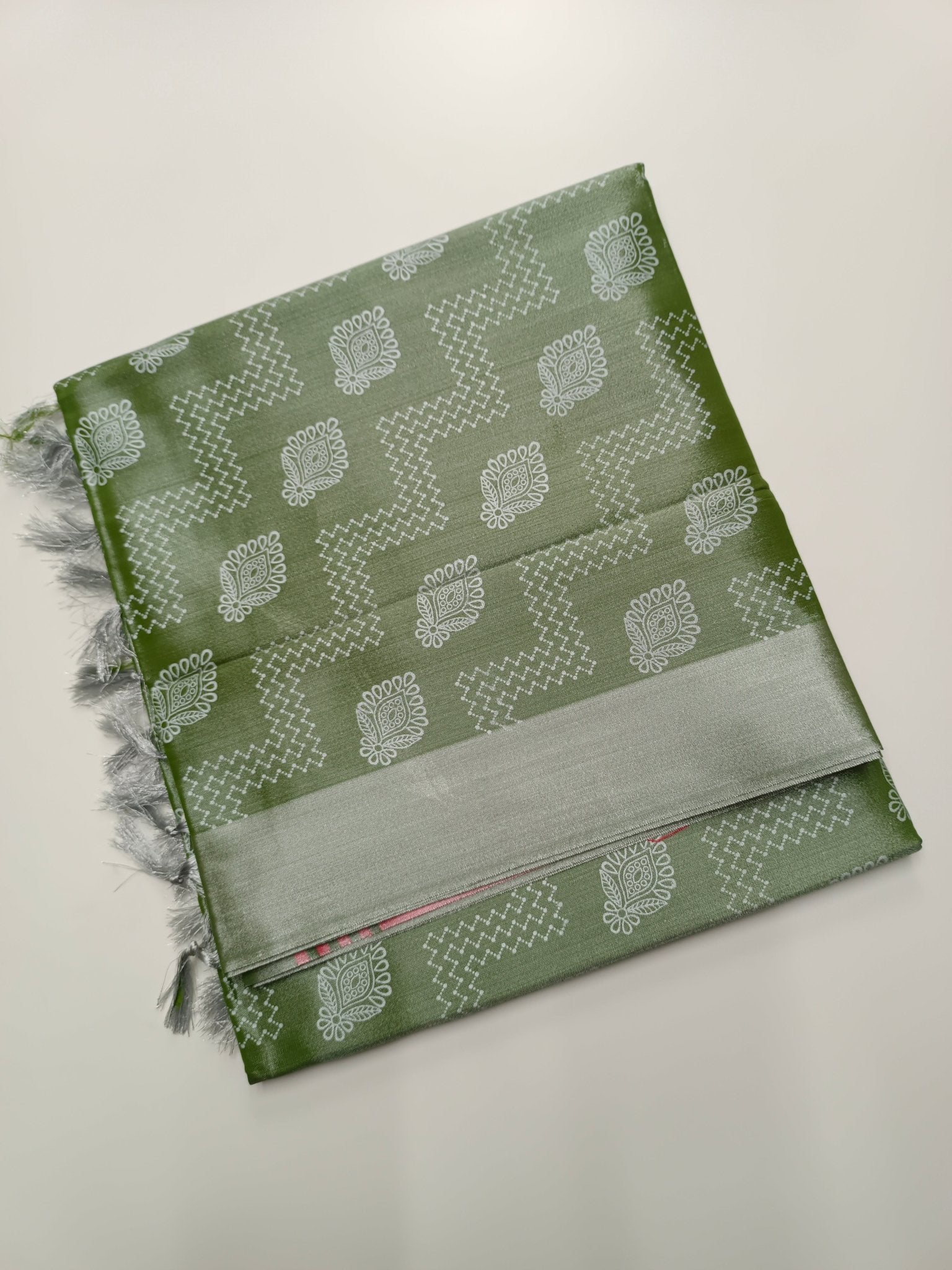 TISSUE COTTON SAREE - B S CHANNABASAPPA & SONS
