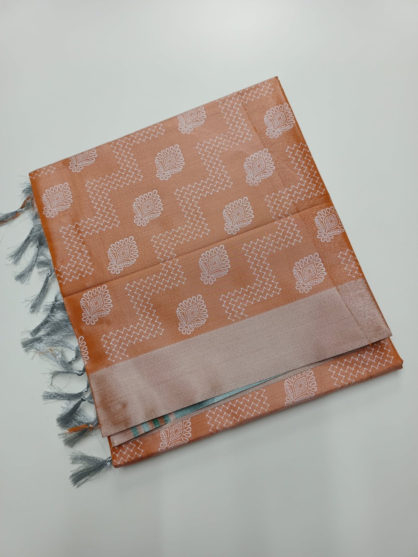 TISSUE COTTON SAREE - B S CHANNABASAPPA & SONS