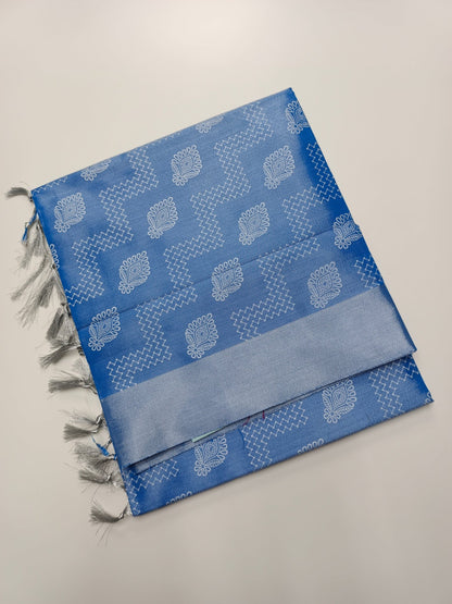 TISSUE COTTON SAREE - B S CHANNABASAPPA & SONS