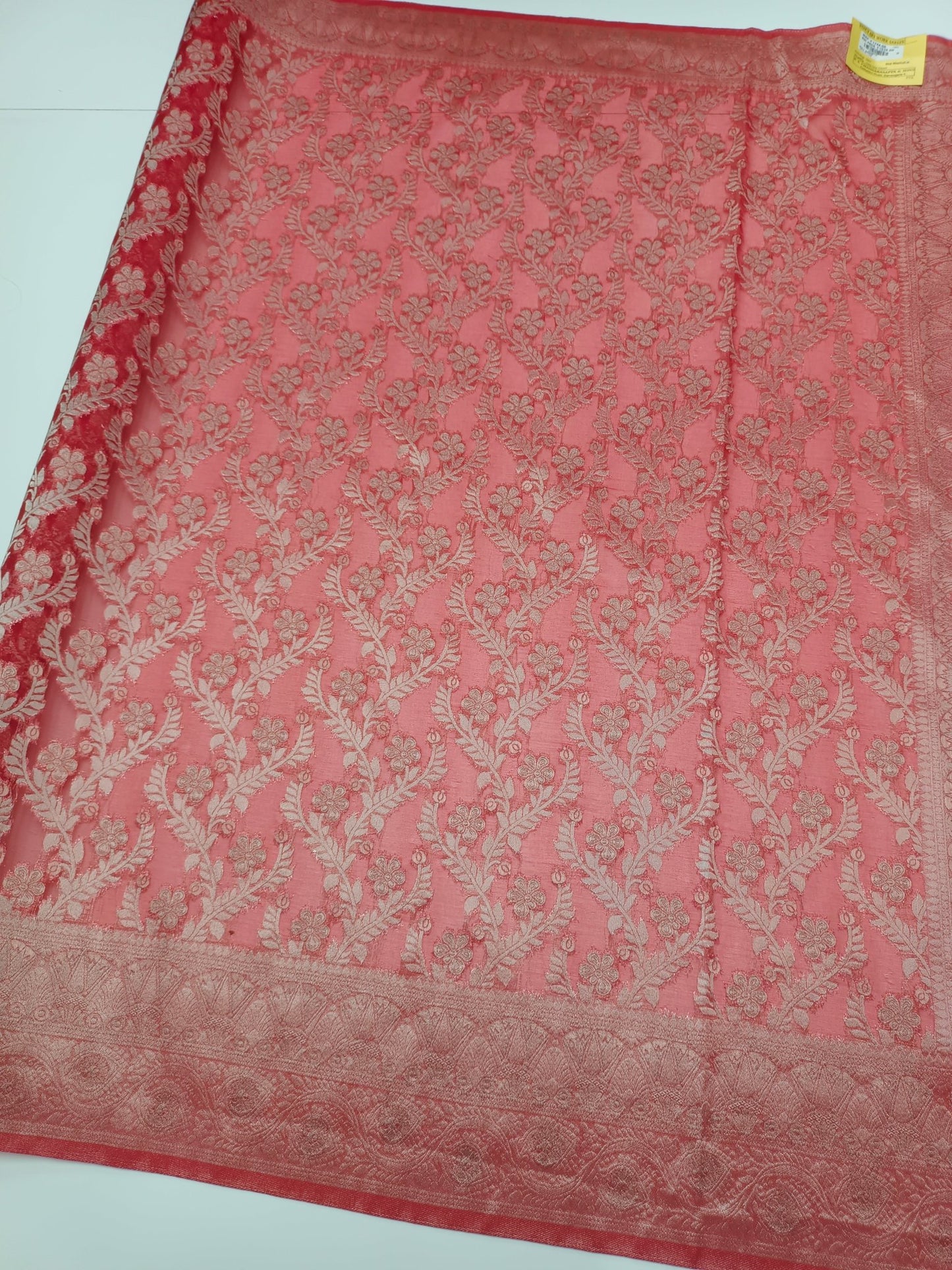 FANCY ORGANZA SAREE - B S CHANNABASAPPA & SONS