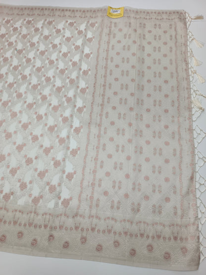 FANCY ORGANZA SAREE - B S CHANNABASAPPA & SONS