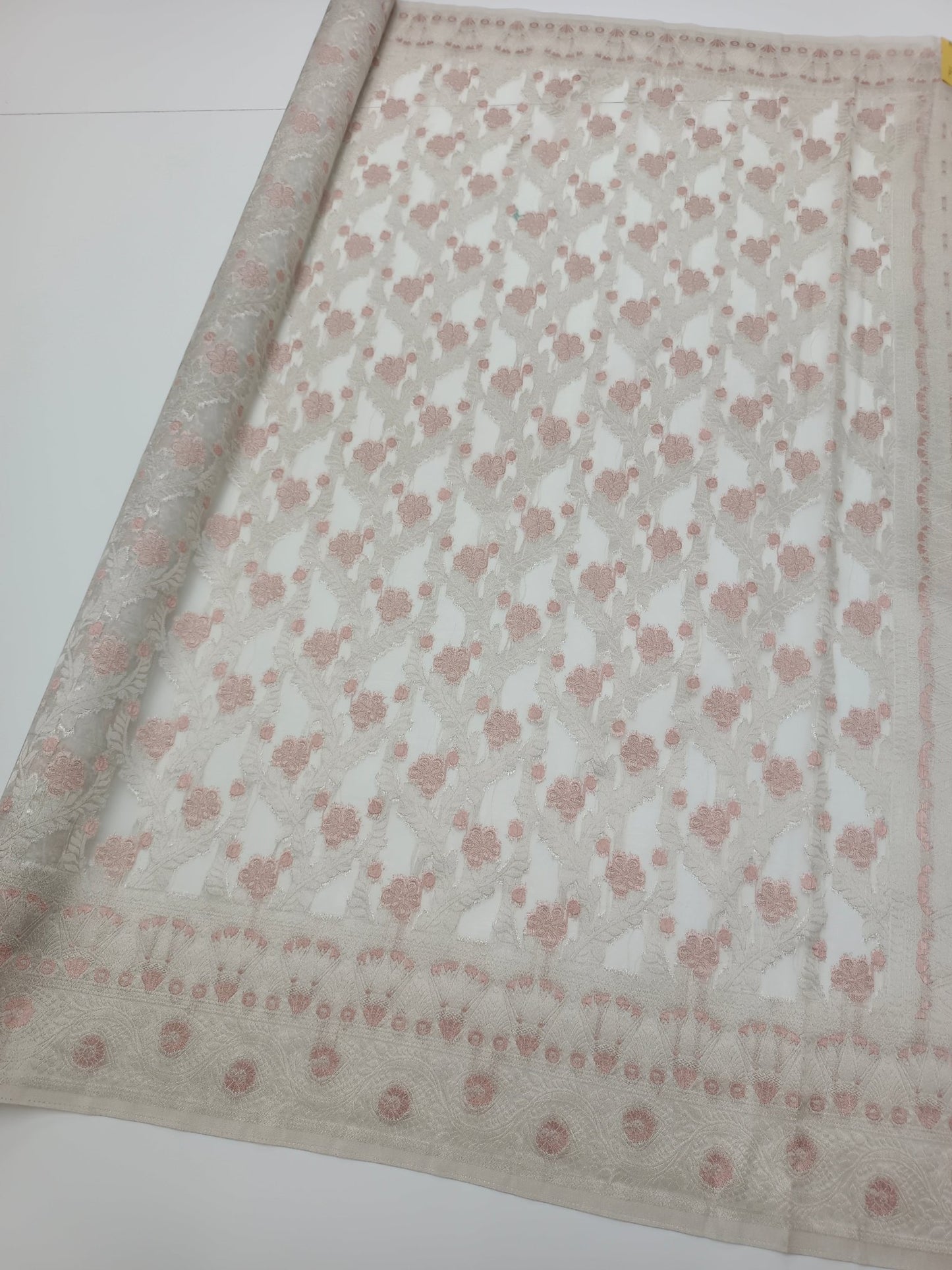 FANCY ORGANZA SAREE - B S CHANNABASAPPA & SONS