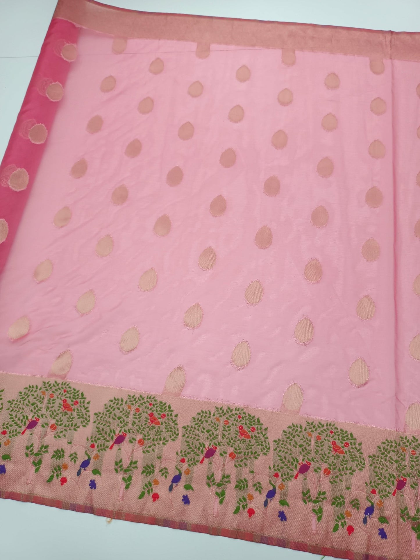 FANCY ORGANZA SAREE - B S CHANNABASAPPA & SONS