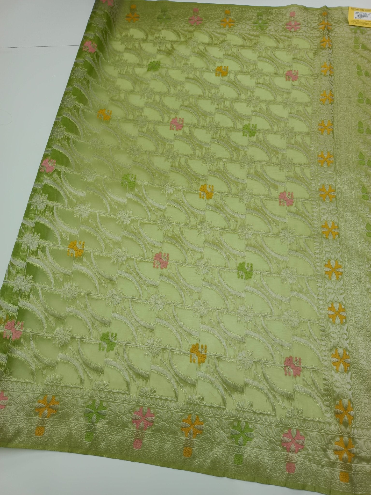 FANCY ORGANZA SAREE - B S CHANNABASAPPA & SONS