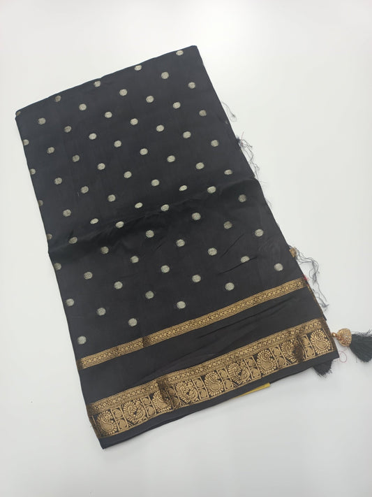 SEMI DOLA SILK SAREE - B S CHANNABASAPPA & SONS