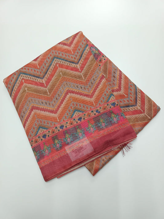 FANCY COTTON SAREE - B S CHANNABASAPPA & SONS