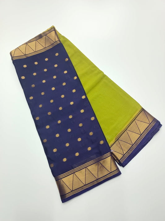 2D SEMI CREPE SILK SAREE - B S CHANNABASAPPA & SONS