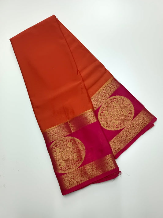 SEMI CREPE SILK SAREE - B S CHANNABASAPPA & SONS