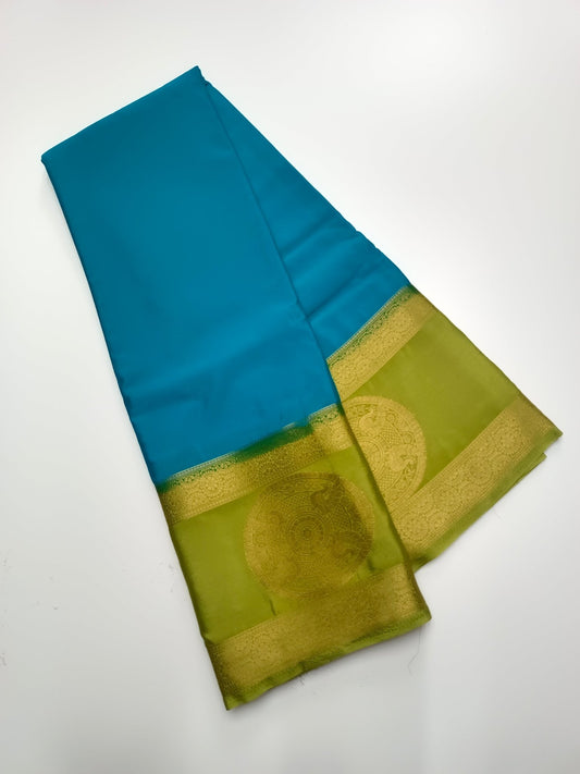 SEMI CREPE SILK SAREE - B S CHANNABASAPPA & SONS
