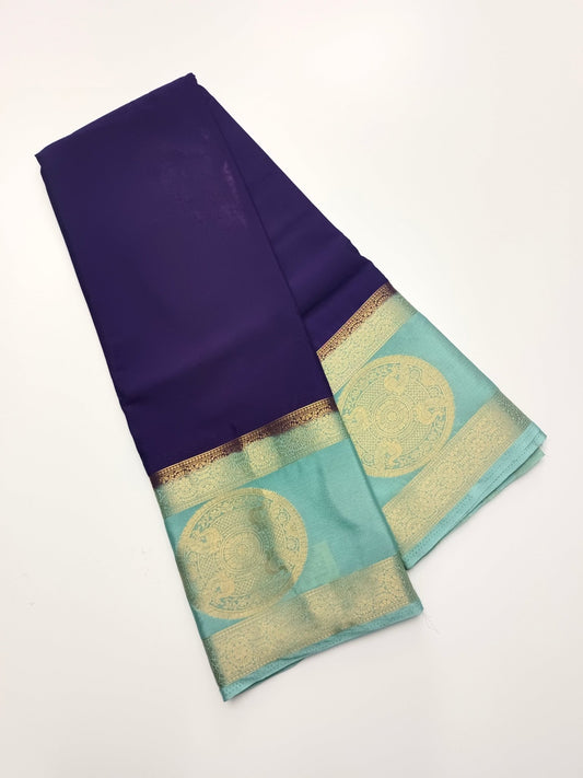 SEMI CREPE SILK SAREE - B S CHANNABASAPPA & SONS