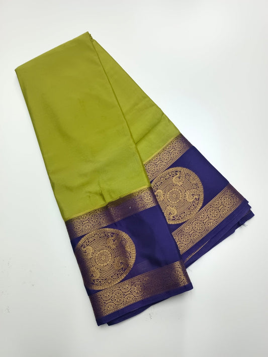 SEMI CREPE SILK SAREE - B S CHANNABASAPPA & SONS