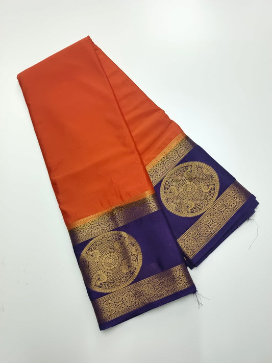 SEMI CREPE SILK SAREE - B S CHANNABASAPPA & SONS