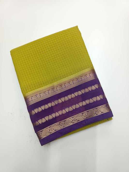 SEMI CREPE SILK SAREE - B S CHANNABASAPPA & SONS